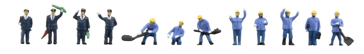 The Human 104-2 Railroad Worker 2 Tomytec figurines diorama ferroviaire N 1/150