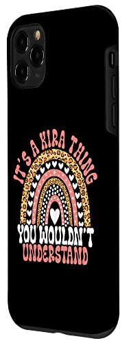 Iphone 11 Pro Funny Kira Name Leopard Funny Kira Birthday Quote Kira Case #TOP1