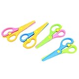 Hechas de plástico ABS resistente a los golpes, estas tijeras para niños son duraderas y no se rompen fácilmente, incluso cuando se caen.