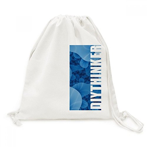 Sac de voyage en toile à cordon motif créature cellulaire microcosmique