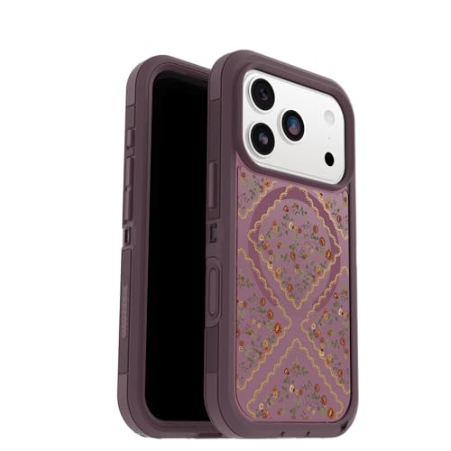 Image of OtterBox iPhone 17 Pro Defender Series Pro XT Clear Case - Dusk Reverie - Purple - Tough, Rugged & Durable iPhone Case, Snaps on MagSafe