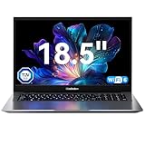 Blackview 18.5" FHD Laptop, N150 Processor up to 3.6GHz, 16GB RAM Laptop with 512GB SSD, Full HD Display Laptops, Support WiFi 6, BT5.2, 3*USB3.2, Dual Speakers, 8000mAh Long-Lasting Battery