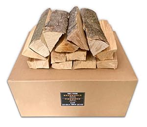 PINI Brennholz ofenfertig Buche 20 Kg ca. 25 cm für Kamin Grill Feuerschale Pizzaofen Smoker