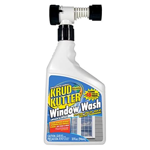 Krud Kutter WW32H4 Window Wash, 32 Ounce, Clear Cover