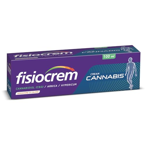 Fisiocrem | Creme Cannabis | 100ml | beruhigende und feuchtigkeitsspendende Wirkung | topische Muskelcreme
