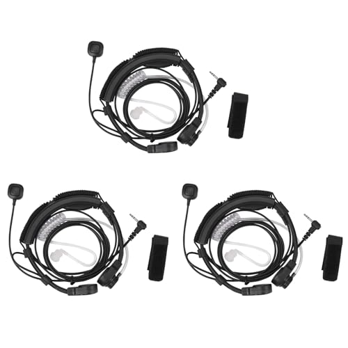 Remingtape 3 auriculares de micrófono de 2,5 mm para walkie talkie radio TLKR T5 T80 T60 T6 T8 Talkabout MR350R T6500