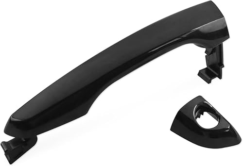 Miniatura 7 de Manija de puerta exterior para Hyundai Elantra 2017 2018 2019 2020 2021 2022, delantera o trasera derecha del lado del pasajero, color negro