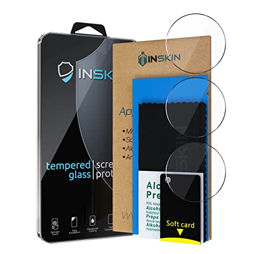Inskin Screen Protector for Samsung Galaxy Watch 7/6/5/4 44mm – 3-Pack Tempered Glass, Easy Suction Cup Installation, Plasma Coating, Case-Friendly, 9H Hardness, Ultra Clear, High Definition by Inskin - Image 7