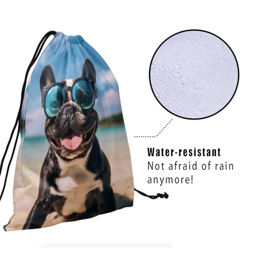 Image of Nerxy Pet Gymnastics Grip Bag Dog Cat Drawstring Grip Bags Puppy Shoe Bag Gym Storage Pouch