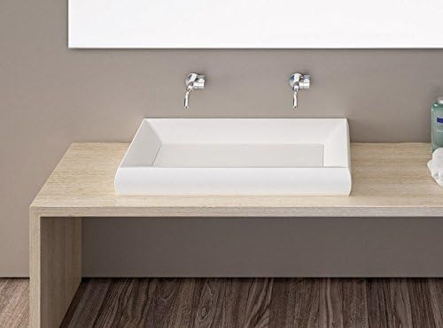 Planit countertop basins Duna on top sink in Corian DUNA1