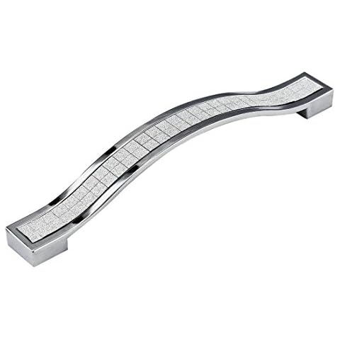 FBSHOP 1pc Möbel Griff Moderne Zine-Legierung Strass Kristall Kabinett Knöpfe und Türknöpfe Cover