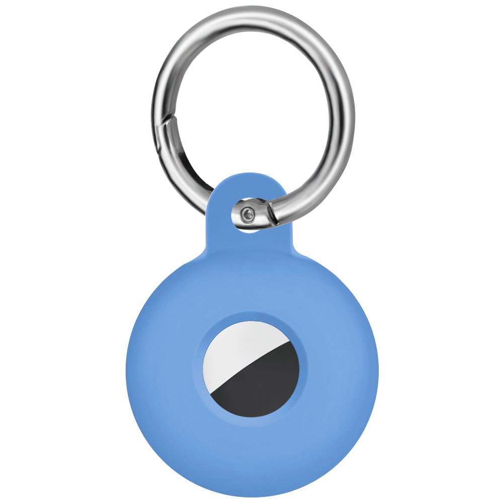 Ainiv Protective Case for AirTag, 1PC Thick Silicone Keyring Case Compatible with Apple Airtag, Durable Protective Holder Cover with Anti-Lost Key Ring, Pet Collar Locator Tracker Cover — view 8