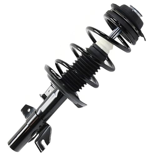Image of Detroit Axle - Front Struts w /Coil Springs Sway Bar End Links Outer Tie Rod Ends Replacement for 2013-2016 Dodge Dart Limited - 6pc Set