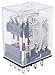 NTE Electronics R12-17D3-110 Series R12 General Purpose DC Relay, 4PDT Contact Arrangement, 3 Amp, 110 VDC