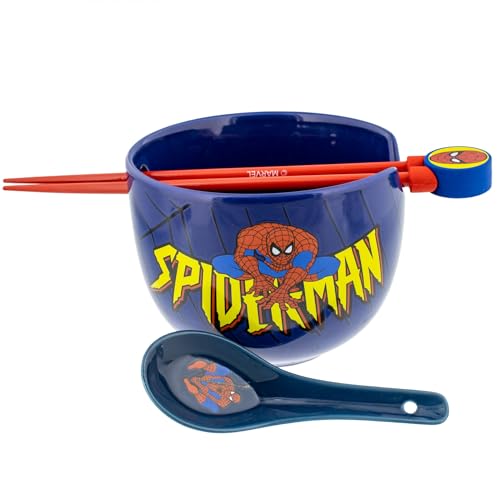 Culture Fly Ensemble de bols à ramen Spider-Man Retro Art