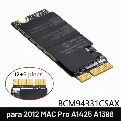 Tarjeta de Red BCM94331CSAX WiFi y Bluetooth para Portátil Mac 2013 4