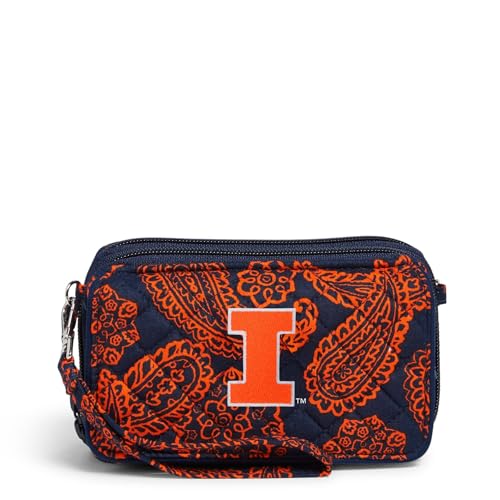 Vera Bradley Cotton All in One Crossbody Purse with RFID Protecti...