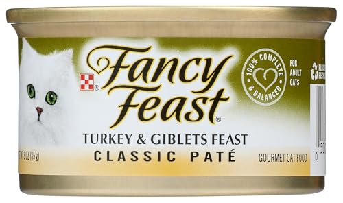 Fancy Feast Cat Turkey & Giblets Food, 3 oz