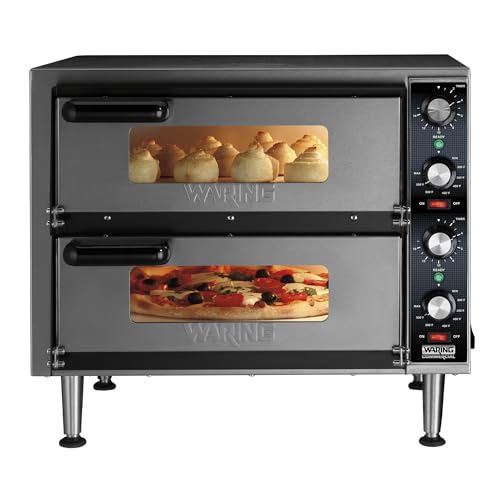 Waring Commercial Medium-Duty Double-Deck Pizza Oven - Image 2