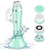 Cepillo de Limpieza Facial, Limpiador Facial Electrico Recargable, Cepillo Limpiador Facial Impermeable, Cepillo Facial...