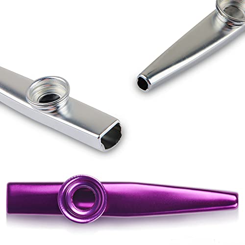 Kazoo, FainFun 6 Lot Kazoo Métal, Kazoo Métal avec 30 Diaphragmes, Kazoo Instrument pour Enfants et Adultes, Kazoo Pour… - Les Beatles, Paul McCartney, John Lennon, RIngo Starr, George Harrison Kazoo, FainFun 6 Lot Kazoo Métal, Kazoo Métal avec 30 Diaphragmes, Kazoo Instrument pour Enfants et Adultes, Kazoo Pour… – Image 5