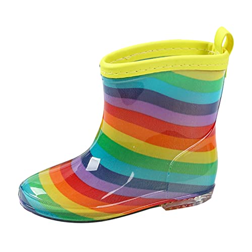 IWIHMIV Toddler Rainboots Rainboots for Toddlers Boys Kids Rainboots Rain Boots for Girls Boys Rainboots Light Weight Rain Shoes