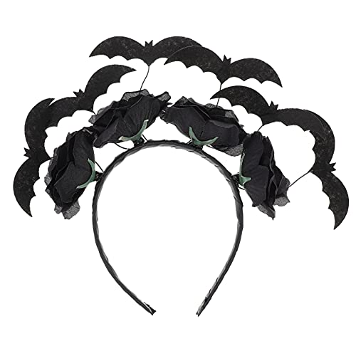 Abaodam 1 Pc Hebilla De Cabeza De Murciélago Poncho Decoración De Halloween Diadema De Murciélago De Halloween Pañuelo Pirata Disfraz De Hormiga Sombrero De Halloween Tela No Tejida Black