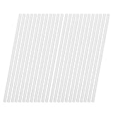 Ipetboom 50 Stück Zuckerwatte Papierstäbchen Einweg Robustes Papier Weiß für Selbstgemacht...