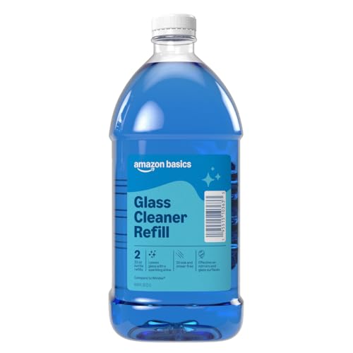 Amazon Basics Glass Cleaner Refill 67.6 Fl Oz, Pack of 1