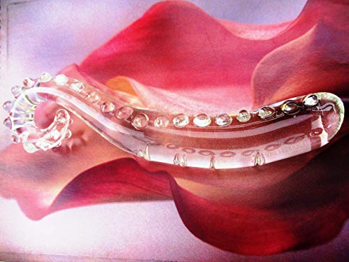 Clear Yoni Wand Extra Large Multipurpose Pressure Massage wand | Yoni wands | Shakti wands | Glass wand | Healing wands | Yoni Massage Wand/Goddess Glass Wand