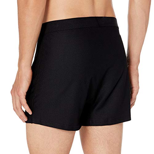 Amazon Essentials Men's Breathable Quick-Dry On-The-Go Boxer, Pack Of 2, Black, Large #TOP2