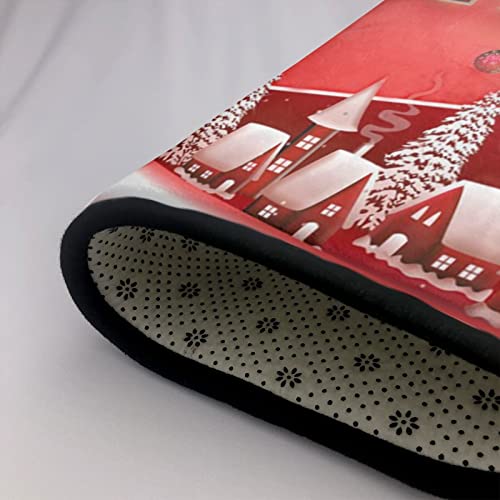 Tapis de Noël antidérapant lavable pour éviter les glissades