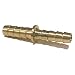 EDGE INDUSTRIAL 5/16" X 1/4" Hose ID Brass Barb Reducer SPLICER Fitting Fuel / AIR / Water / Oil / Gas / WOG (Qty 1)