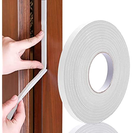 Bapna White Gasket Foam Tape 12mm Width x 6 mm thick x 5 Meter Length (B09DD2L83M) Amazon Price History, Amazon Price Tracker