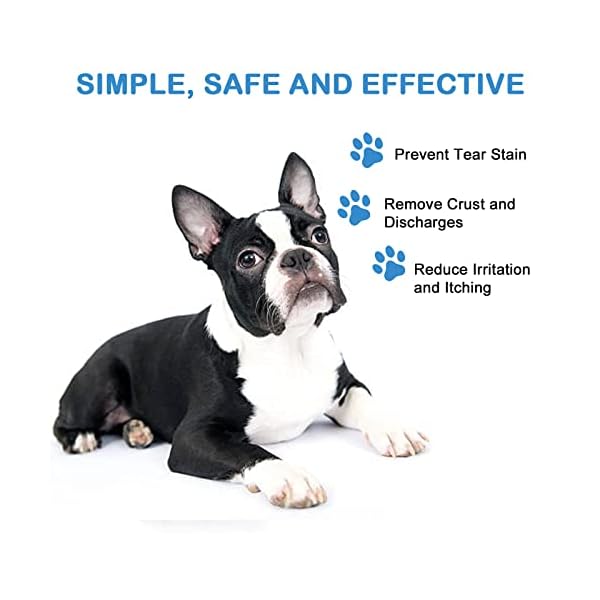 Dog Eye Wipes Tear Stain Remover – 120 Count Cat Dog Wipes for Eyes Cleaner – Pet Wipes for Eye Cleaning, Remove Dirt, Discharge and Crust (3.15 in) Dog Eye Wipes Tear Stain Remover – 120 Count Cat Dog Wipes for Eyes Cleaner – Pet Wipes for Eye Cleaning, Remove Dirt, Discharge and Crust (3.15 in)