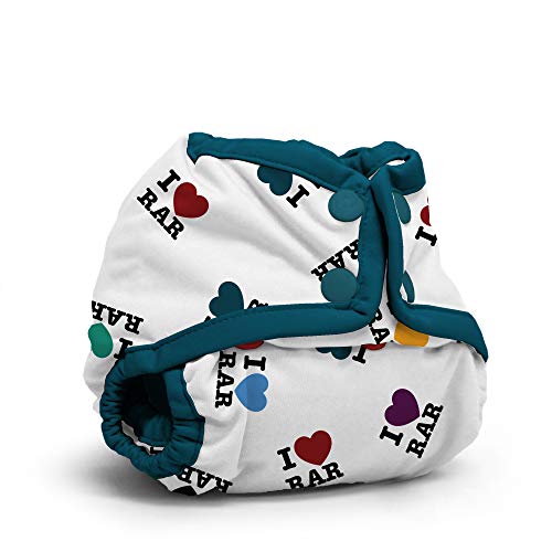Kanga Care Prefold Size 1 Cloth Diaper Set Reusable Unbleached Bamboo 6 Pack + 2 Waterproof Rumparooz Newborn Diaper Cover Baby Girl #TOP1