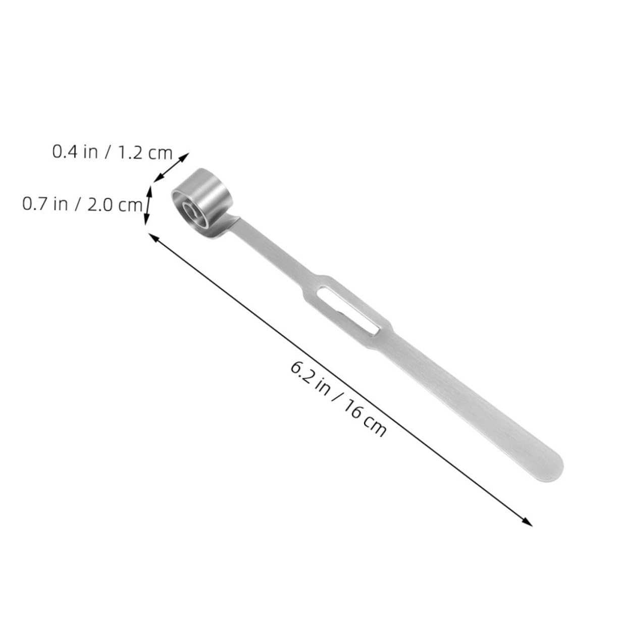 BRIGHTFUFU Glass Set Honey Stirrers for Tea Metal Stirring Rods Reusable Beverage Stirrer