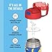THERMOS FUNTAINER Water Bottle with Straw - 12 Ounce - Kids Stainless Steel Vacuum Insulated Water Bottle with Lid, Sonic the Hedgehog