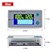 DROK Battery Monitor 12V, 10-100V LCD Display Volt Meter Battery Capacity Tester Temperature Gauge for RV Marine