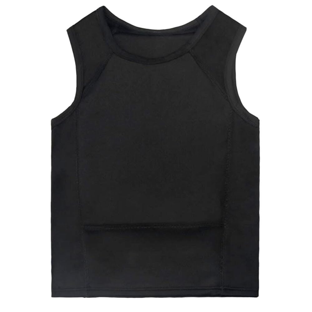 Discreto Chaleco antibalas Nivel IIIA - Oculto Oculto en el Interior Use una Camiseta Suave antibalas para protección de Seguridad Personal