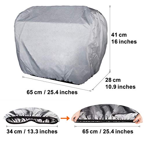 Matler Generator Cover for Honda Eu2000i Eu2200i, All Season Outdoor Storage Cover,Protect Against Dust, Debris, Rain Weather - Thumbnail 2