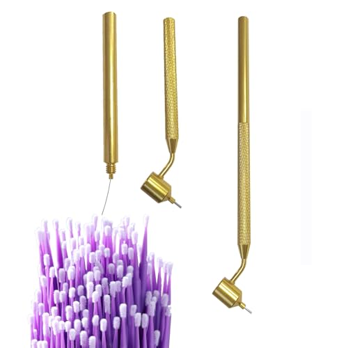 100Pcs Touch Up Paint Brushes pen 0.5 mm Gold Writer Paint Applicator for Rock Chips and Scratch Repair