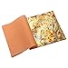 Variegated Gold Leaf Sheets - KINNO Multiple Types of Metal Leaf Papers with Patterns for Gilding Projects,Type 1 (25 Sheets Per Booklet)