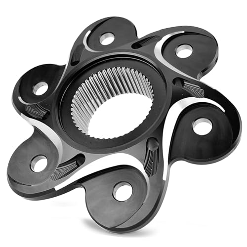 Cubierta de brida piñón trasero para solucionar holguras en Ducati