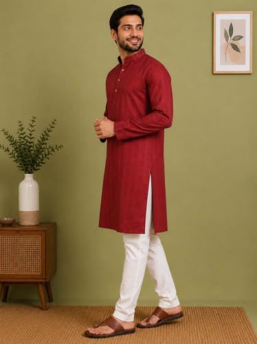 Image of Designer Ethnic Wear||Fusion Wear Men||Short Kurta for Men