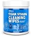 Ear Cleaning Grooming Wipes for Dogs - Cleaner Solution Pads for Ears with Aloe Vera, Chamomile, Oatmeal & Coconut Oil - Great for All Breeds - Lavender Scent for Odors - 100 Presoaked Wipes