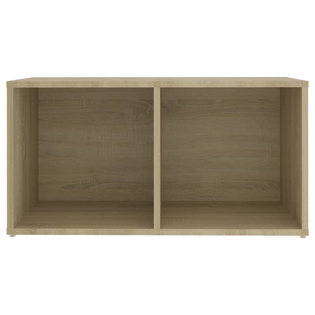 Szafka pod TV, zestaw 4 sztuk, dąb Sonoma, materiał drewnopochodny, 72 x 35 x 36,5 cm, wszechstronne meble do salonu do przechowywania mediów i przechowywania, poziomo/pionowa