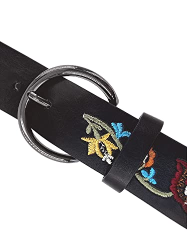 Beautiful Nomad Women's Western Belts Bohemian Embroidery Braided Casual Pu Leather Belt #TOP4