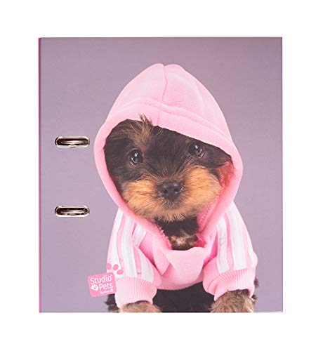 Grupo Erik Editores - Classeur à levier Studio Pets Dogs | Couverture Cartonnée | A4