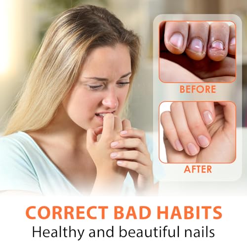 2er Pack Bitterer Nagelstift, Nägelkauen Stoppen Stift, Bitterer Stift gegen Nägelkauen & Daumenlutschen, Für Kinder und Erwachsene, Nagelpflege ohne Glanz, Hilft Gewohnheiten abzulegen
